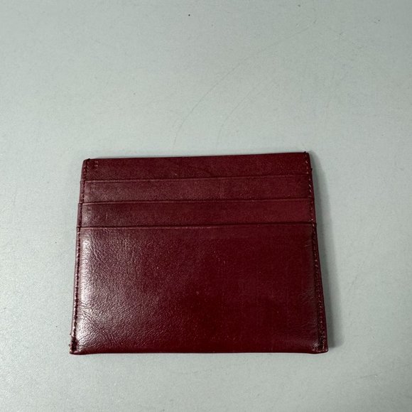 Authentic Vintage Dior Burgundy Leather Card Holder/Purse - Picture 5 of 13